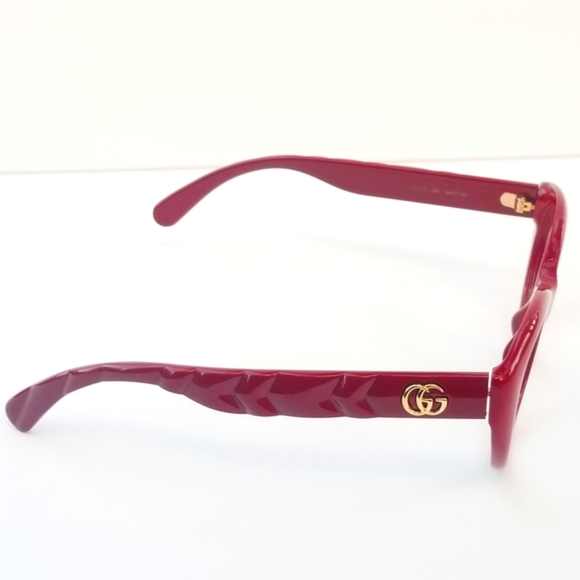 Stunning  Authentic Gucci  GG Marmont Red Eyeglasses Frames - Picture 3 of 16